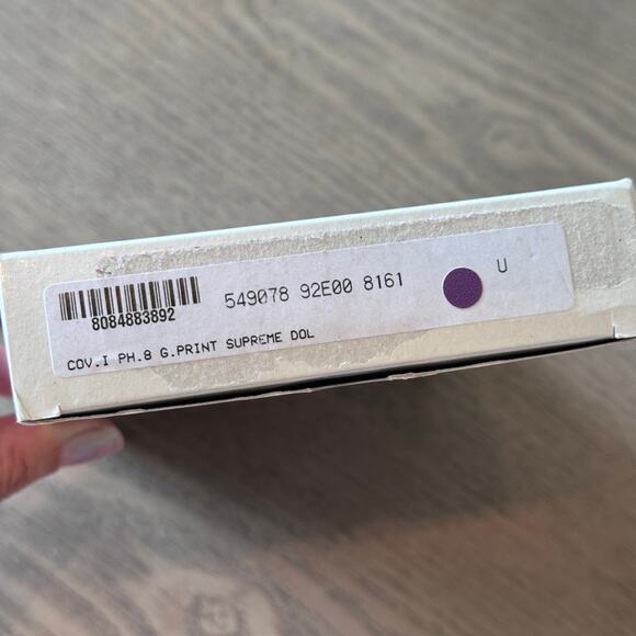 GUCCI Printed Logo Leather iPhone 8 Plus Case Black w/ Gift Box 549078-572353 - Picture 8 of 9